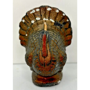Vintage Gurley Thanksgiving Turkey Candle 2.5" SKU H564